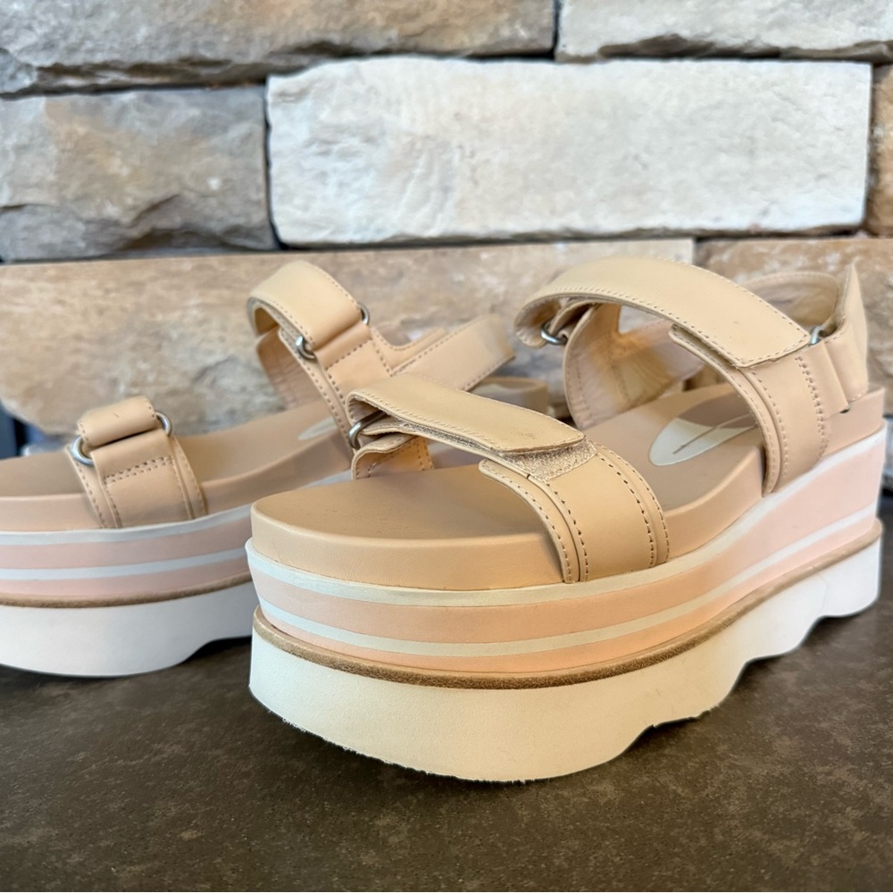 Dolce Vita ivory IZAK platform sandal new- no box